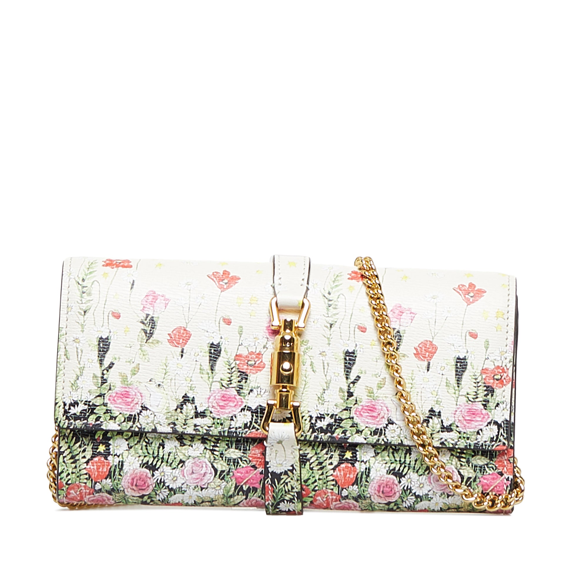 Gucci floral wallet 2025 on chain