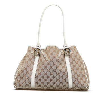 GUCCI GG Canvas Twins Tote Tote Bag