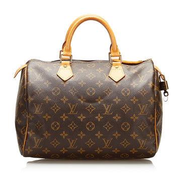 Louis Vuitton Monogram Speedy 30 Boston Bag