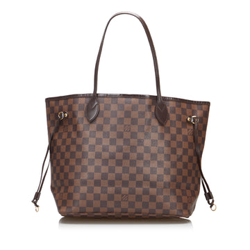 Louis Vuitton Damier Ebene Neverfull MM Tote Bag