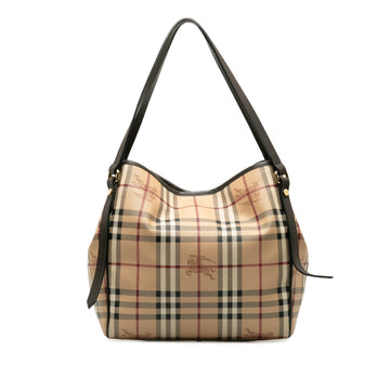 BURBERRY Haymarket Check Canterbury Tote Bag