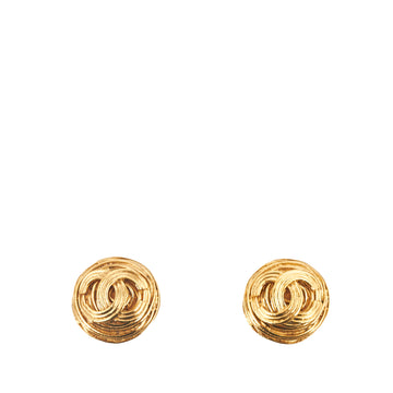 CHANEL CC Clip-on Earrings Costume Earrings