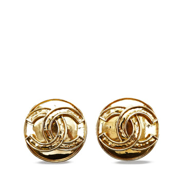 CHANEL CC Clip-On Earrings Costume Earrings