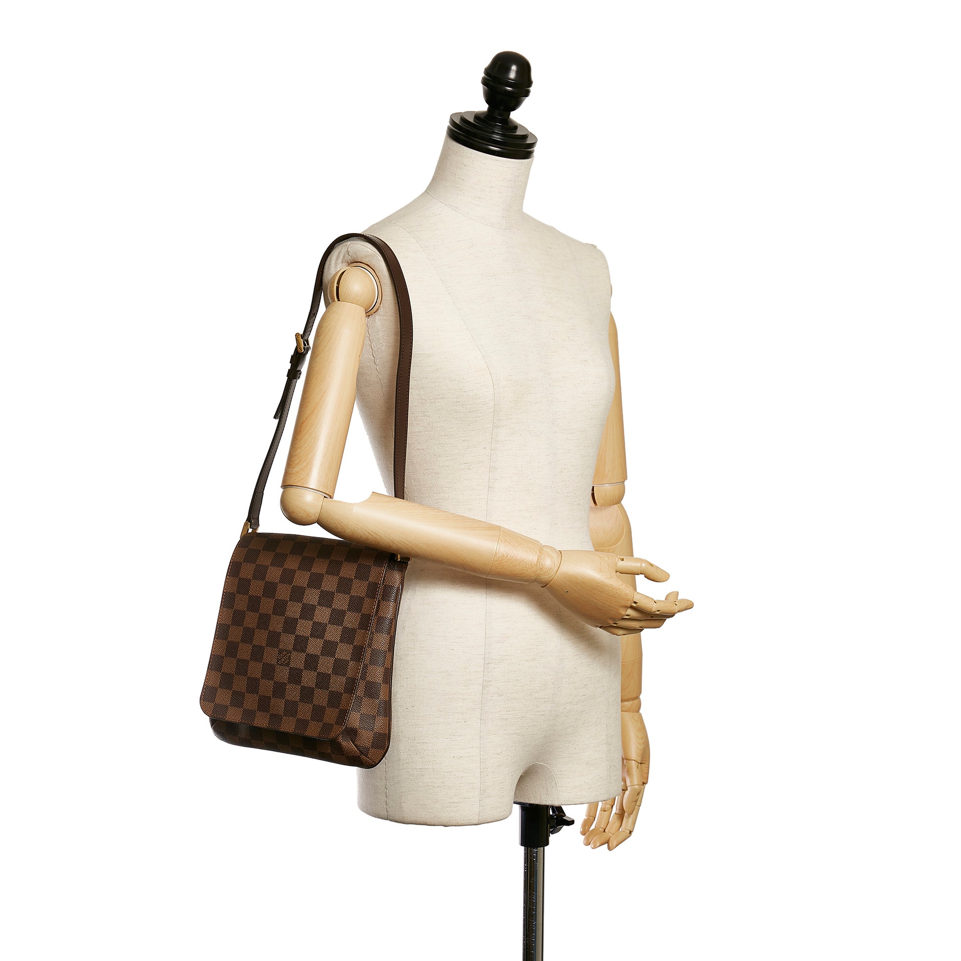 Louis Vuitton Musette Salsa Damier Ebene Crossbody Bag on SALE