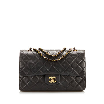 Chanel Medium Classic Lambskin Double Flap Shoulder Bag