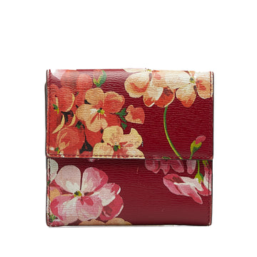 GUCCI Blooms Leather Bifold Small Wallet Small Wallets