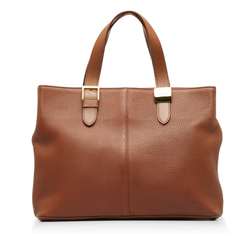 BURBERRY Leather Tote Tote Bag