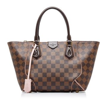 LOUIS VUITTON Damier Ebene Caissa PM Tote Bag