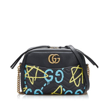 GUCCI GG Marmont Ghost Crossbody Bag