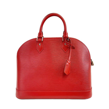 LOUIS VUITTON Handbag M93596 Alma GM Monogram Vernis Red Red Women