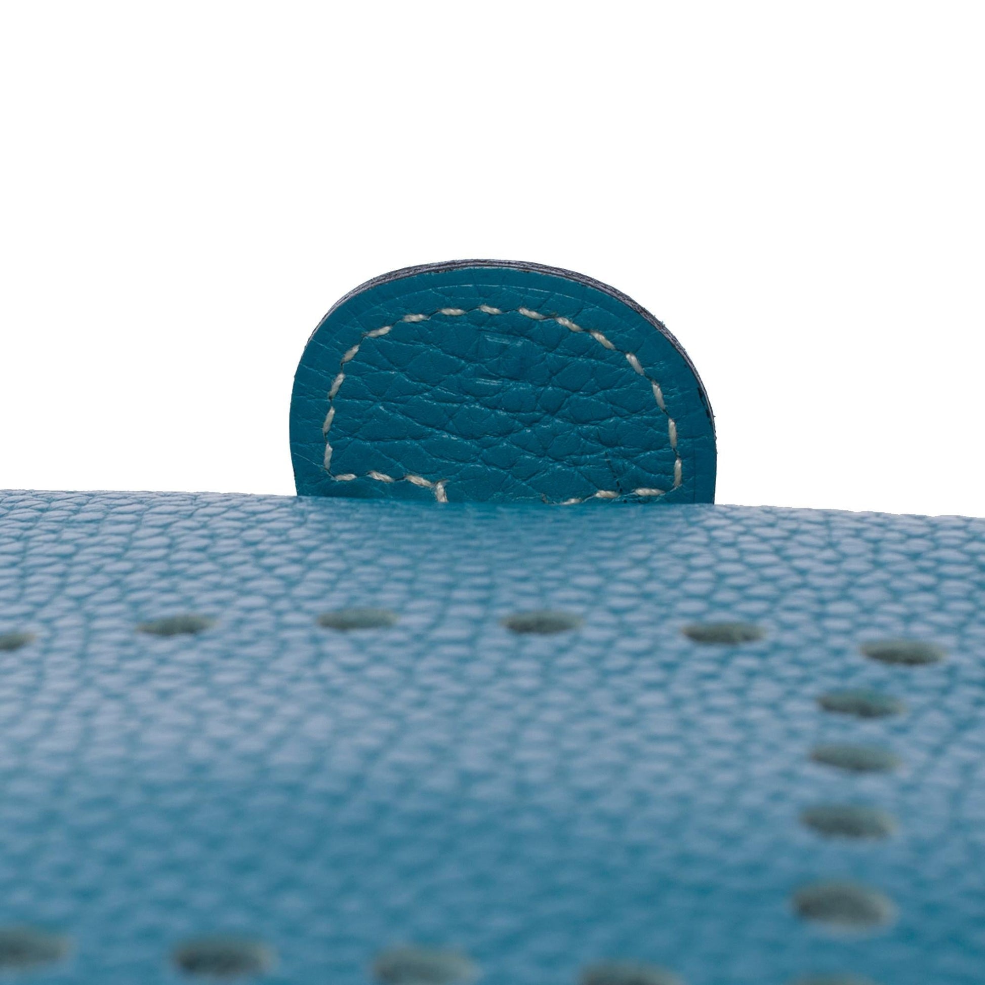 Mini evelyne leather crossbody bag Hermès Blue in Leather - 25959925