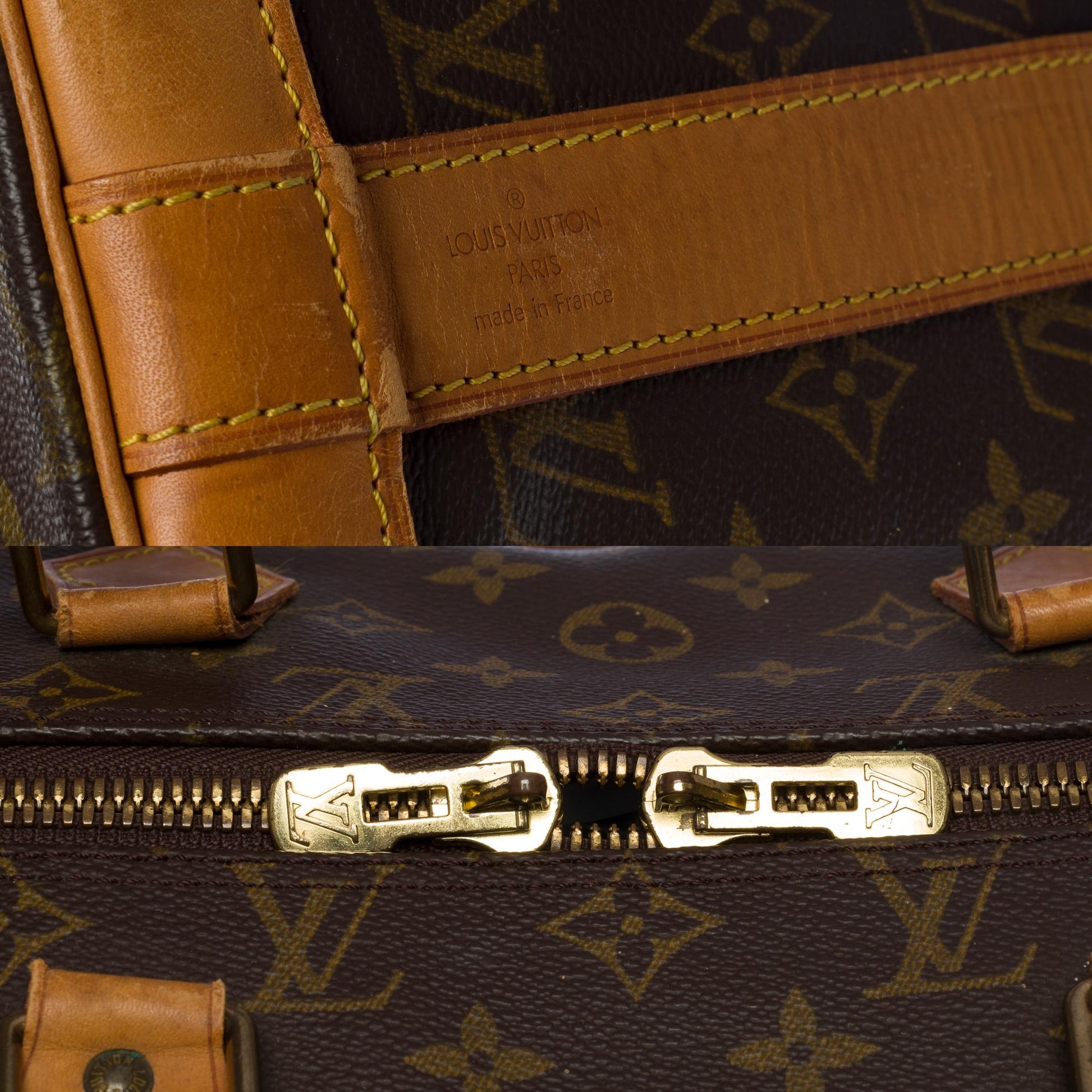 Auth Louis Vuitton Cruiser 40 Travel Bag #943L37