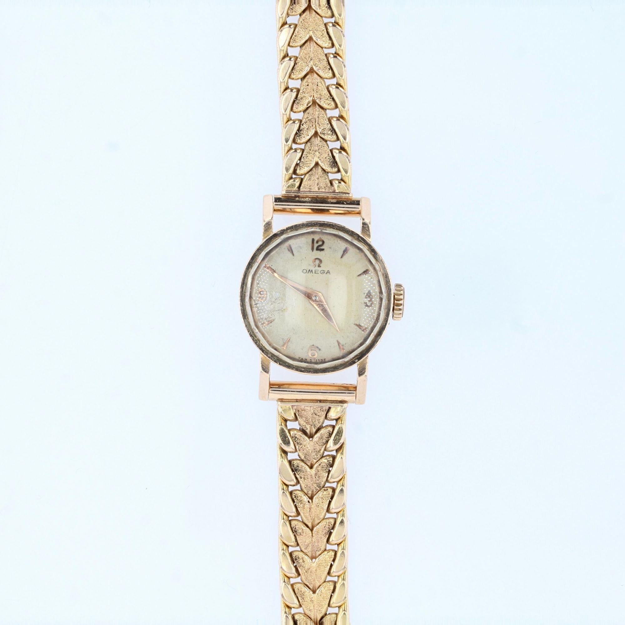 Omega gold best sale watch vintage ladies