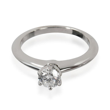 TIFFANY & CO. Diamond Engagement Ring in Platinum G VS1 0.45 CTW