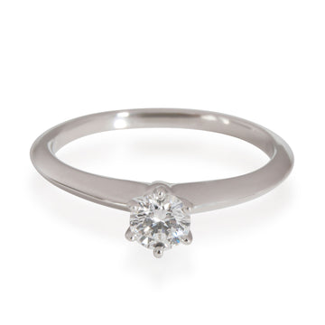 TIFFANY & CO. Diamond Engagement Ring in Platinum H VS1 0.35 CTW