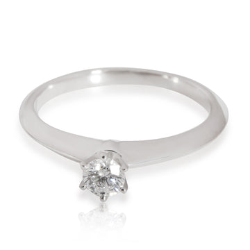 TIFFANY & CO. Diamond Engagement Ring in Platinum G VS1 0.19 CTW