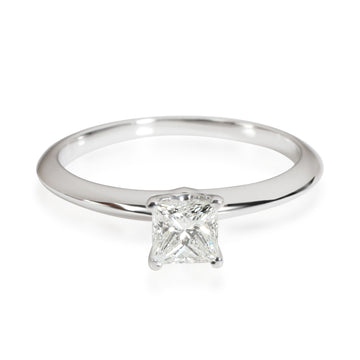 TIFFANY & CO. Diamond Engagement Ring in 950 Platinum I VVS2 0.51 CTW