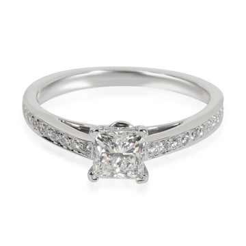 TIFFANY & CO. Grace Diamond Engagement Ring in Platinum H VVS1 0.76 Ctw