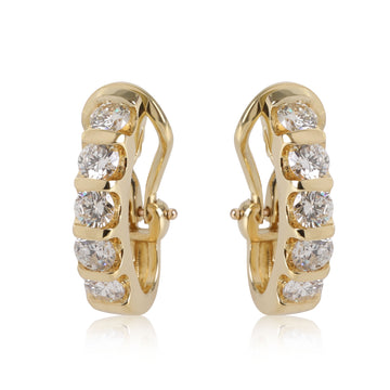Louis Vuitton Idylle Blossom Hoop Earrings in 18k Rose Gold 0.61 CTW