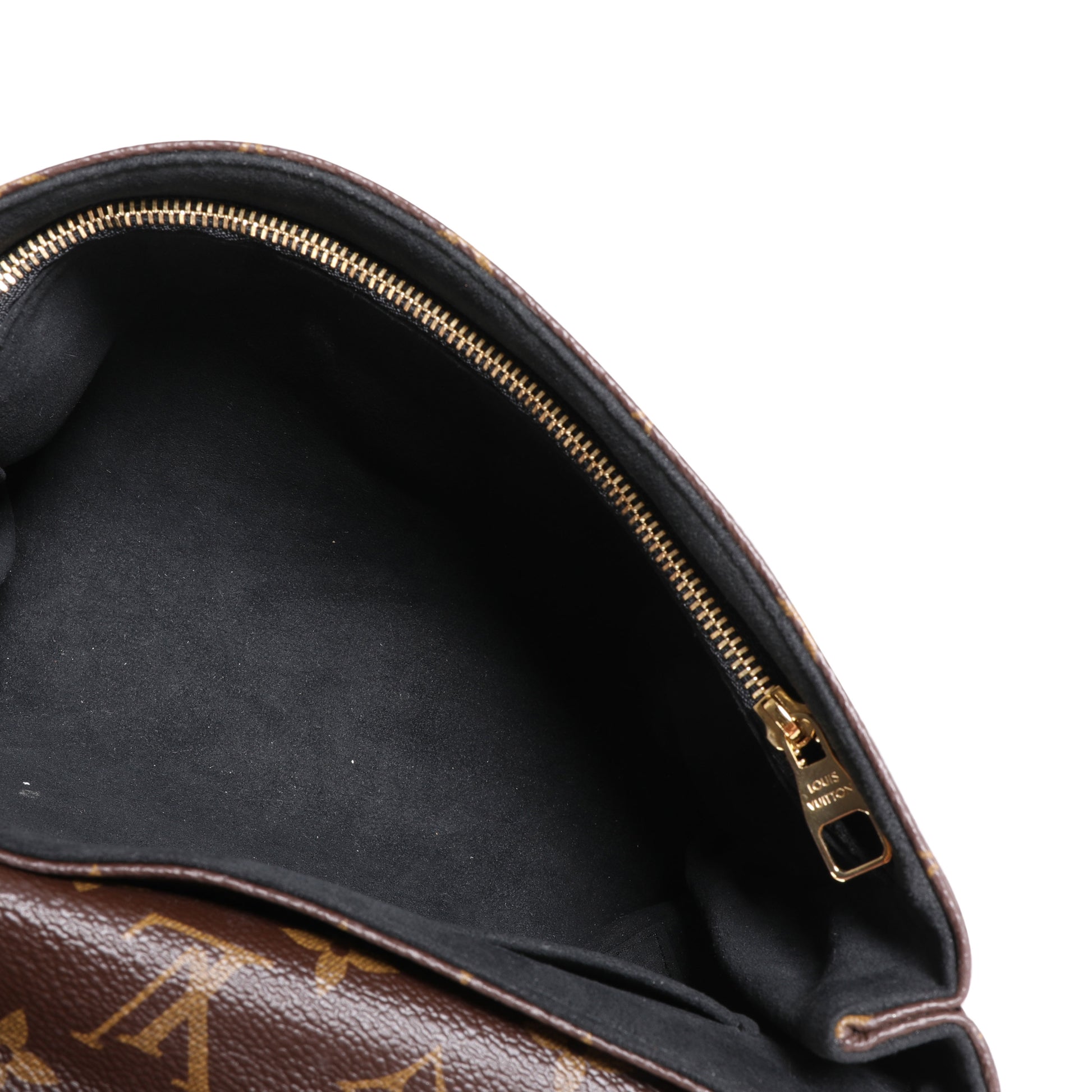 Louis Vuitton Monogram Canvas & Black Grained Leather Saint