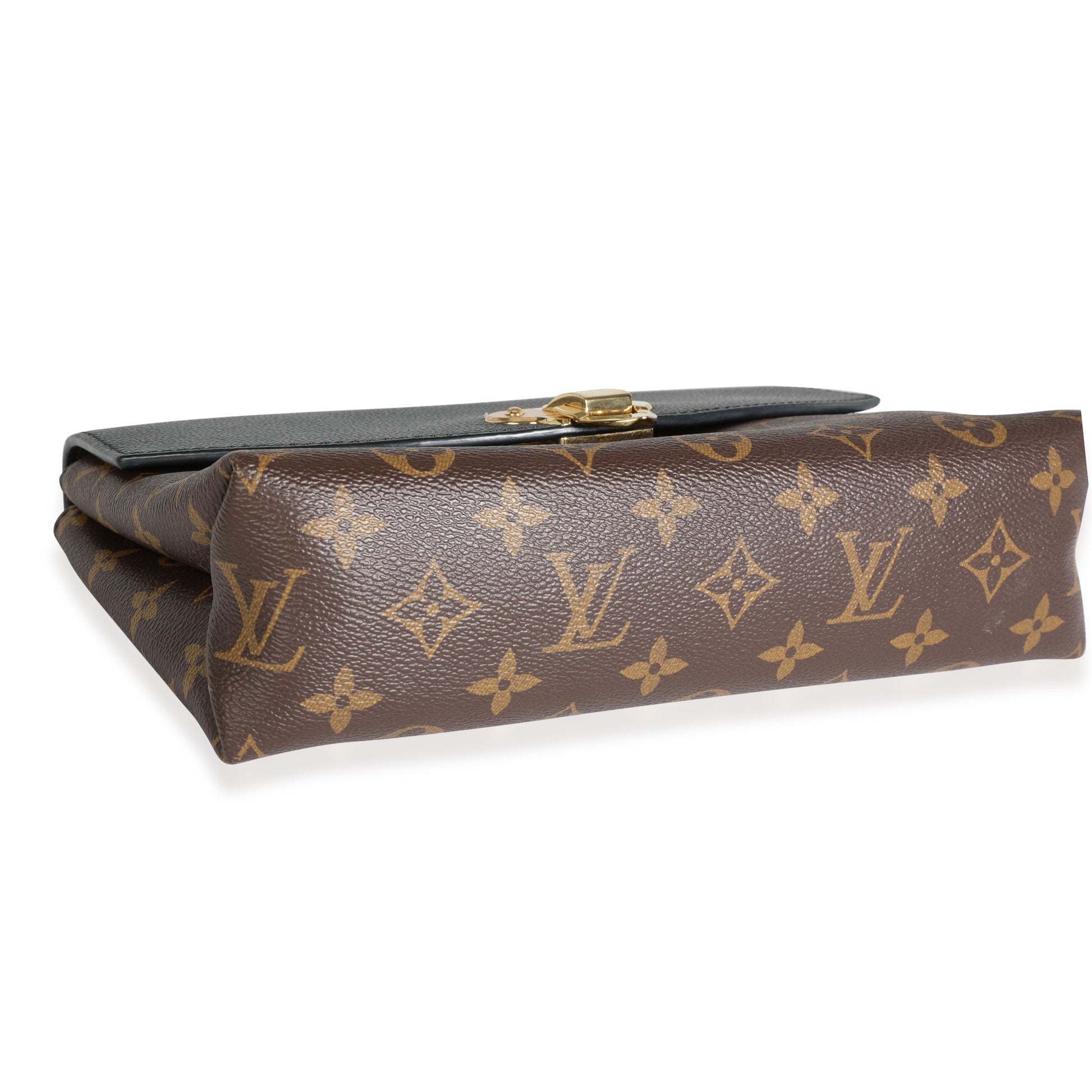 Louis Vuitton Flap Saint Placide Monogram Noir Black in Canvas/Calfskin  with Gold-tone - US