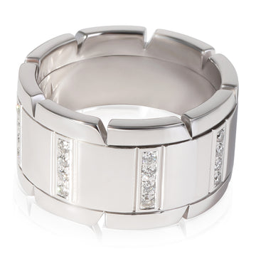 CARTIER Tank Francaise Diamond Band in 18k White Gold 0.4 CTW