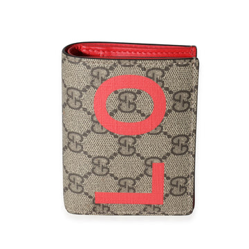 GUCCI GG Supreme Valentine's Day Card Holder