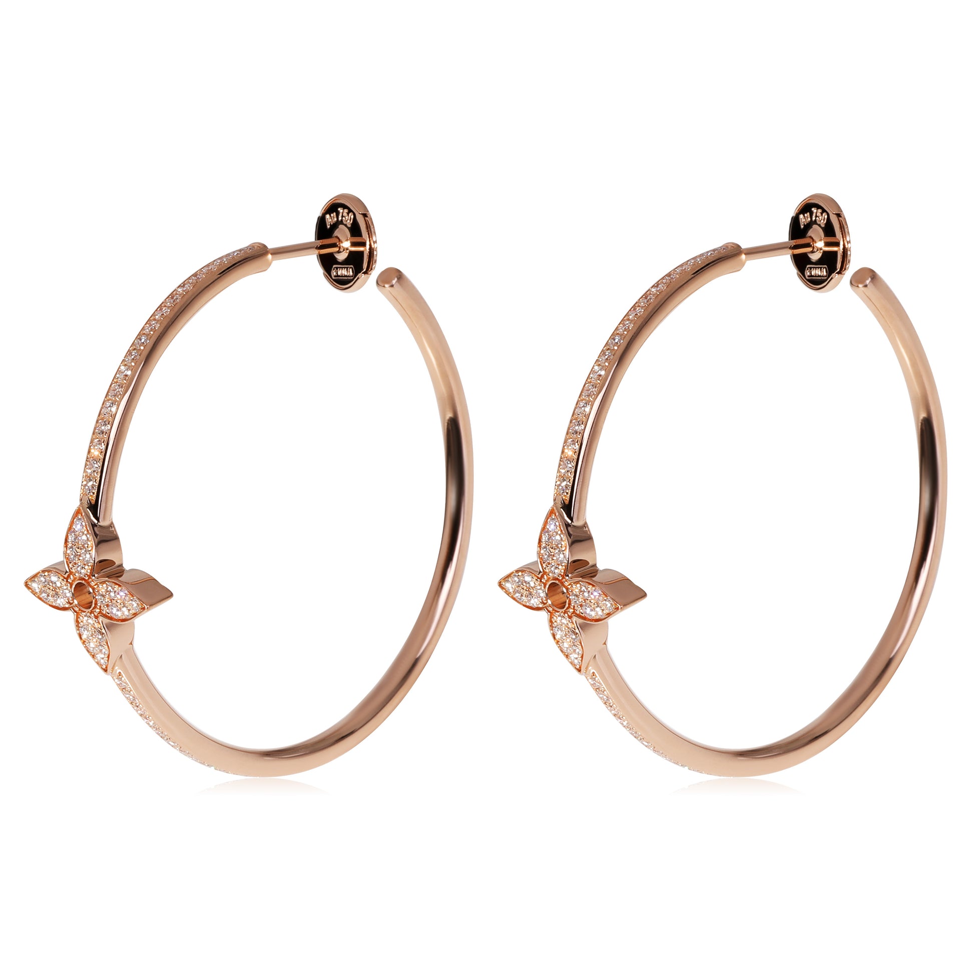 Idylle Blossom Small Hoop, Yellow Gold And Diamond - Per Unit - Categories