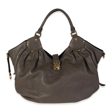 LOUIS VUITTON Taupe Mahina Leather XL Hobo