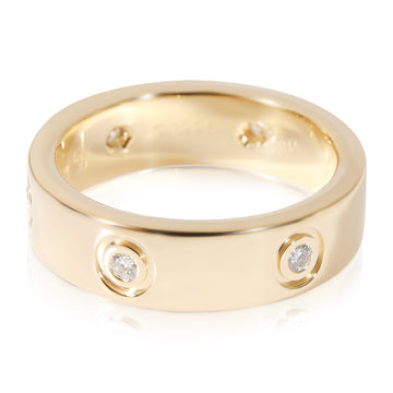 CARTIER Love Diamond Ring in 18k Yellow Gold 0.46 CTW