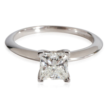 TIFFANY & CO. Diamond Solitaire Ring in 950 Platinum G VVS1 1.08 CTW