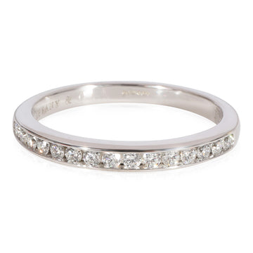 TIFFANY & CO. Channel Set Wedding Band in Platinum 0.24 CTW