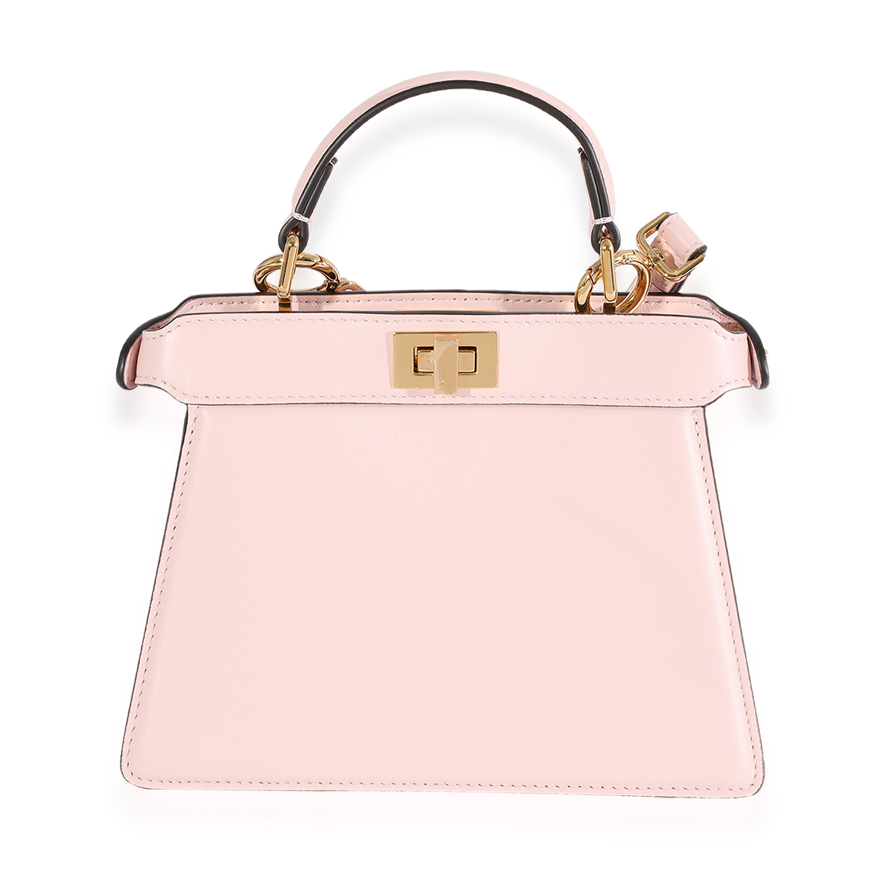 Pink fendi store peekaboo bag