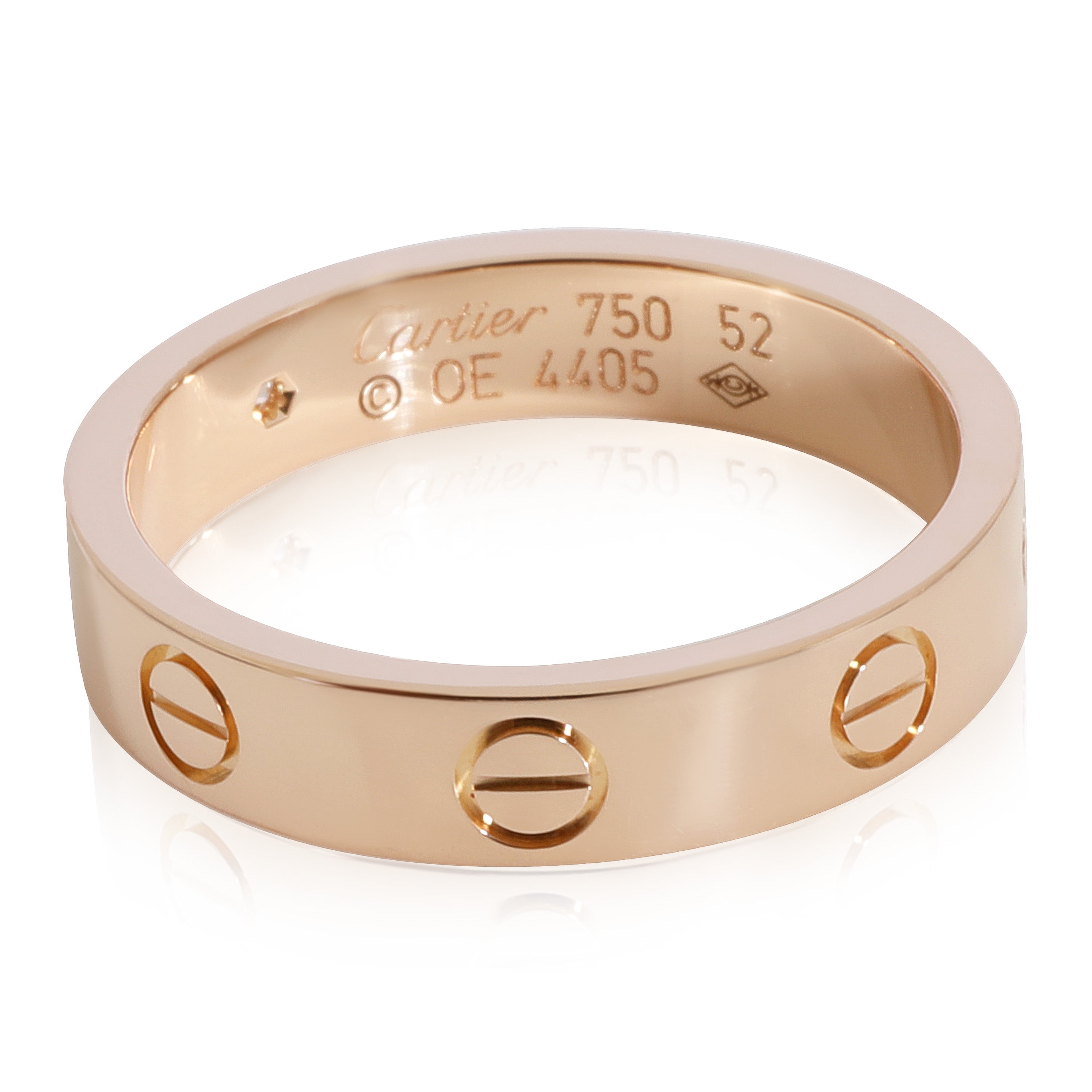 Cartier love wedding band rose online gold