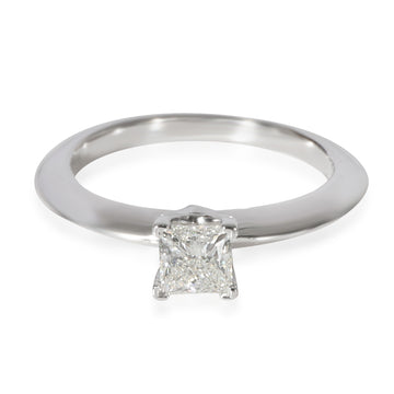 TIFFANY & CO. Diamond Solitaire Ring in 950 Platinum H VVS2 0.38 CTW