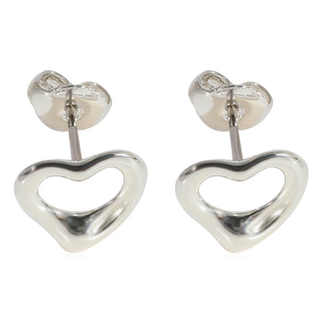 TIFFANY & CO. Elsa Peretti Open Heart Earrings in Sterling Silver