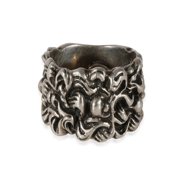 GUCCI Crystal Lion Mane Ring