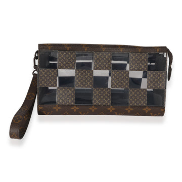 LOUIS VUITTON Monogram Chess PVC Standing Pouch