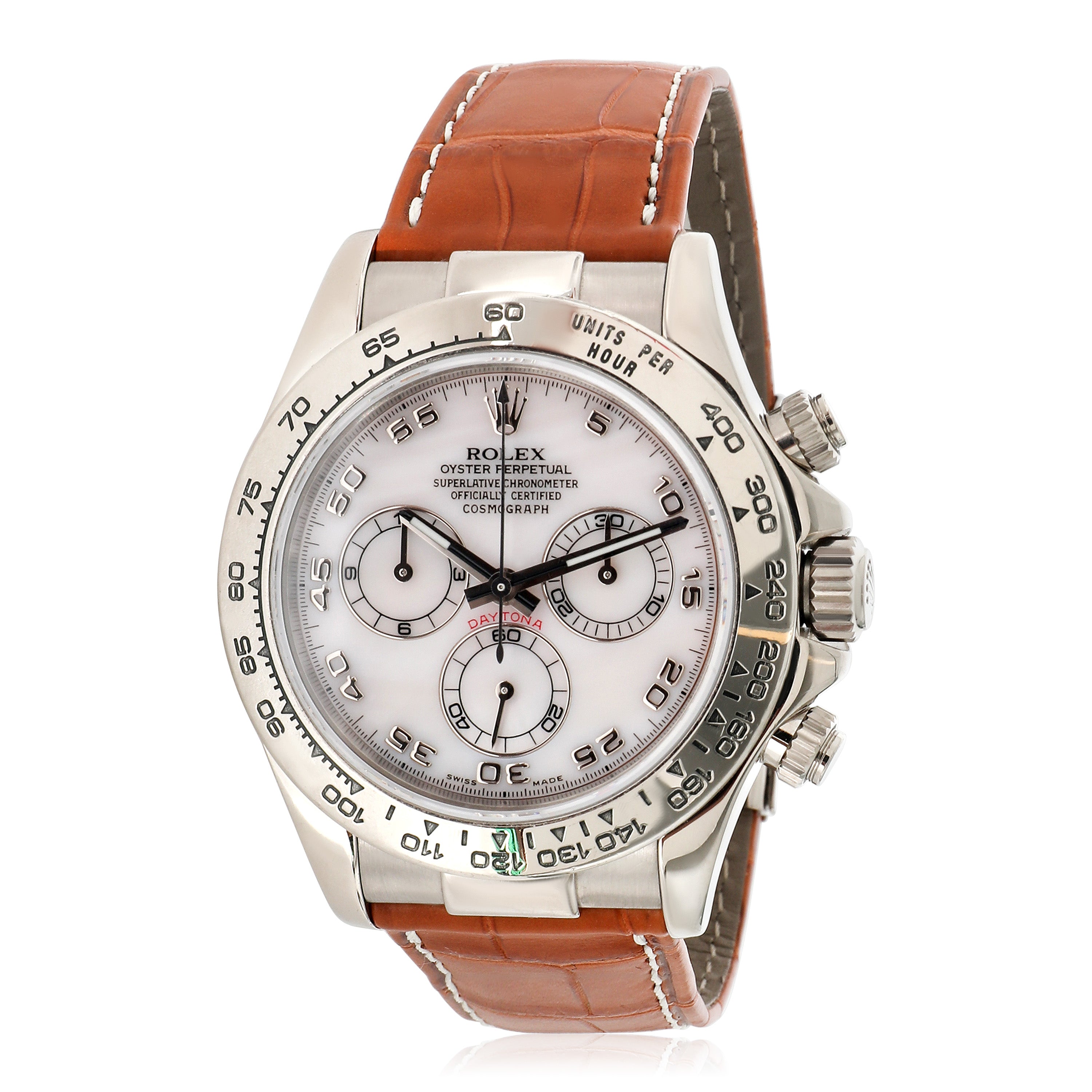 ROLEX Daytona 116519 Men s Watch in White Gold