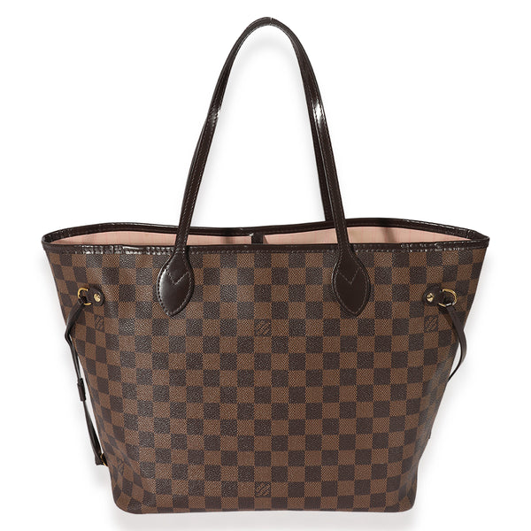 Louis Vuitton Neverfull MM Damier Azur/Pink in Coated Canvas