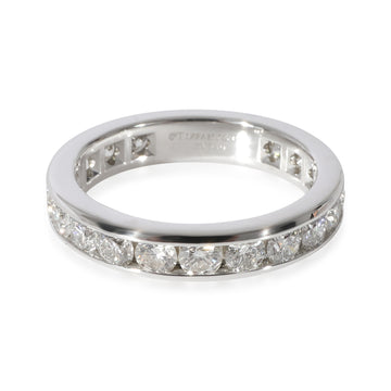 TIFFANY & CO. Channel Set Diamond Eternity Band in Platinum 1.8 CTW