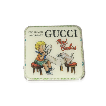 GUCCI Mad Cookies Brooch in Base Metal