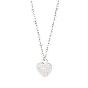 TIFFANY & CO. Return To Tiffany Heart Tag Necklace in Sterling Silver