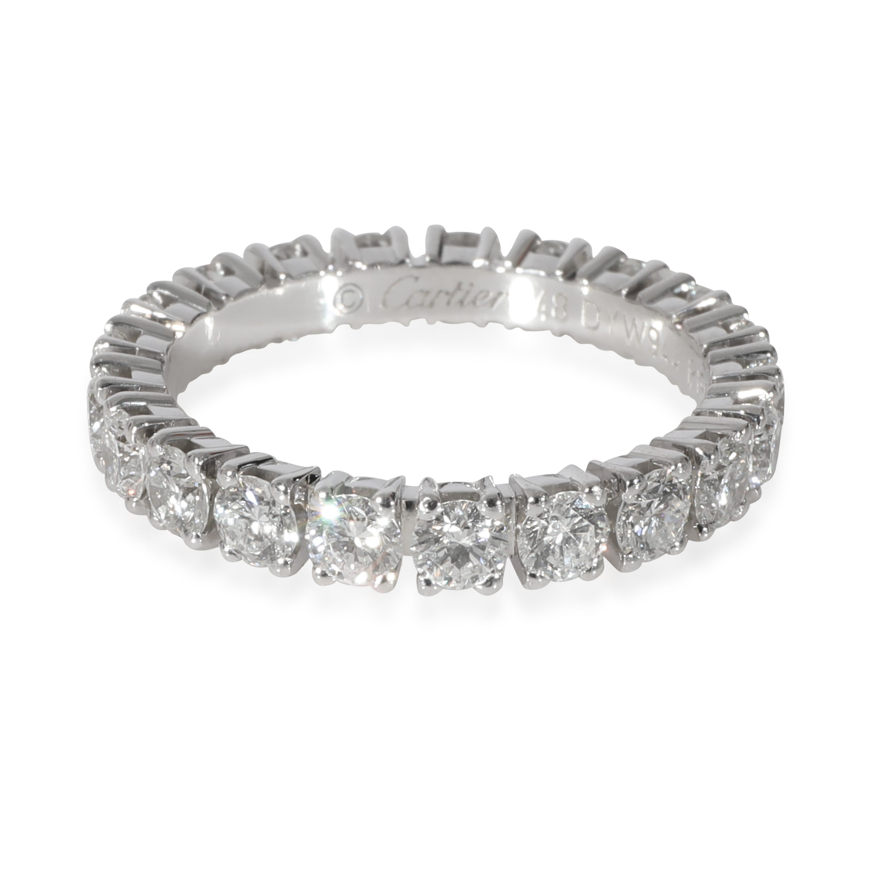 CARTIER Destinee Diamond Eternity Band in Platinum 1.25 CTW