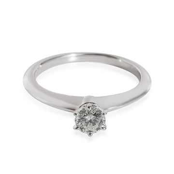 TIFFANY & CO. Solitaire Diamond Engagement Ring in Platinum I VS1 0.26 CT