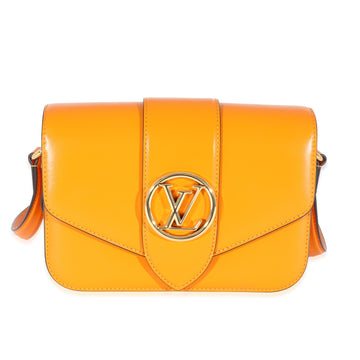 LOUIS VUITTON Summer Gold Leather Pont 9