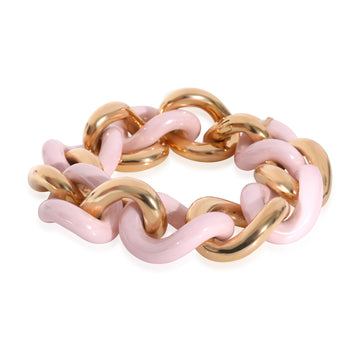 Oliver Michelleto Groumette Ceramic Bracelet in 18k Rose Gold