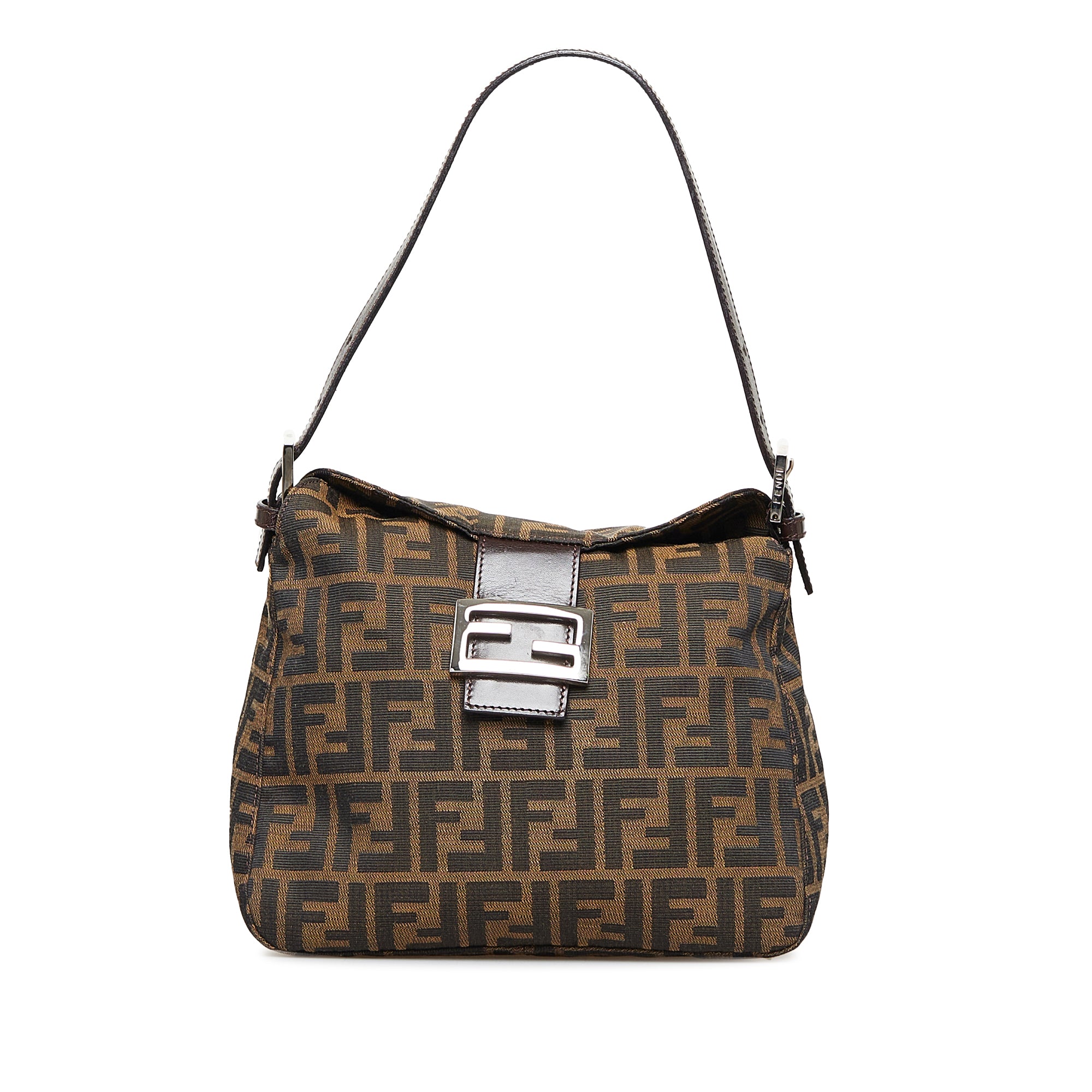 Fendi zucca discount shoulder bag vintage