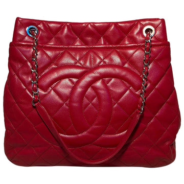 CHANEL Red Caviar Soft Shopper