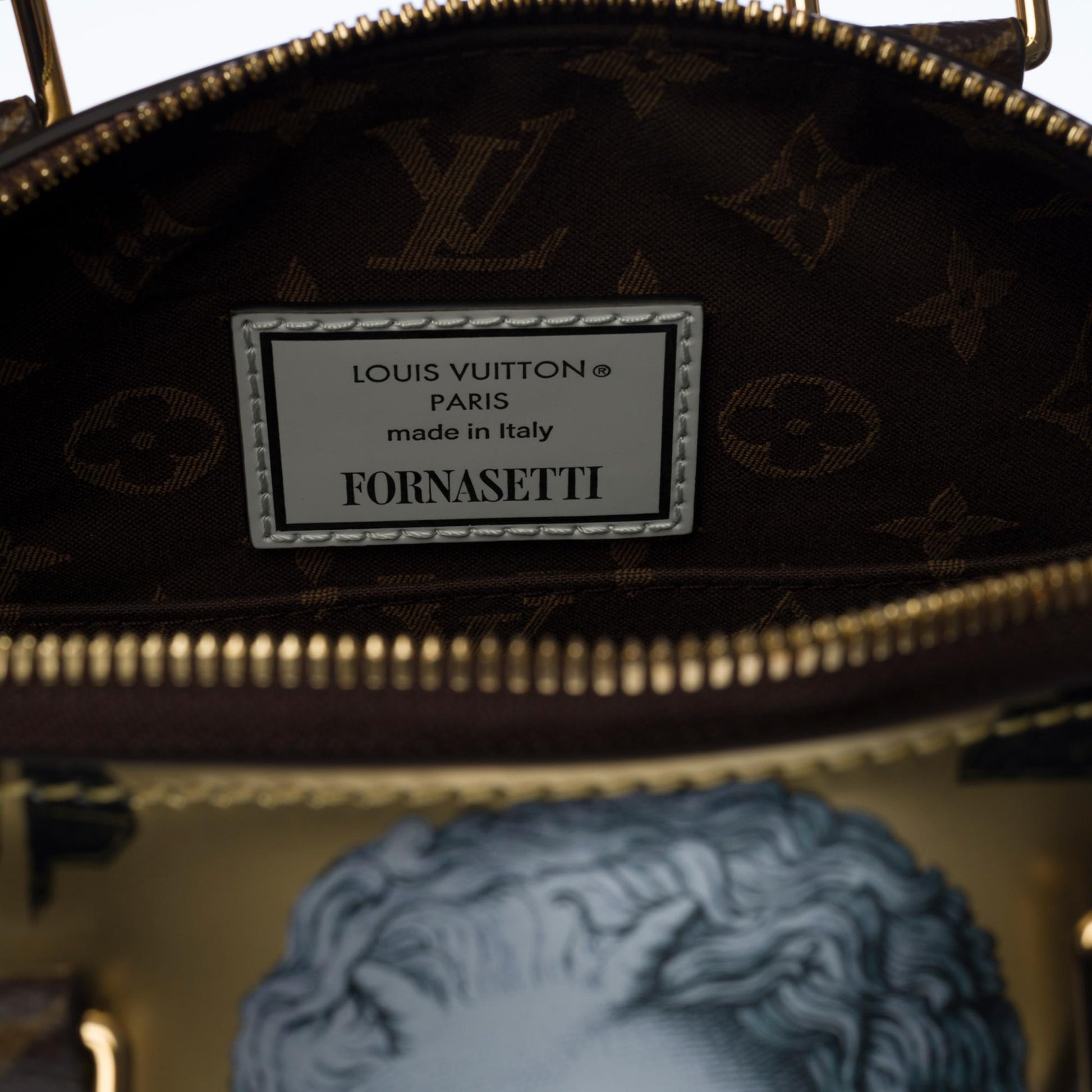 BRAND NEW-Limited edition Louis Vuitton Speedy 25 strap Fornasetti fw21